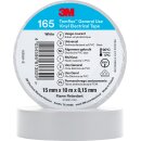 3M PVC Elektro-Isolierband 165WH1E Temflex165 weiß...