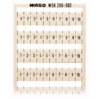 Wago WSB-Bezeichnungssystem W: 1-10 (10x) 209-502