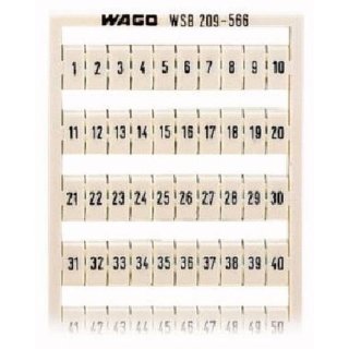 Wago WSB-Bezeichnungssystem W: 1-50(2x) 209-566