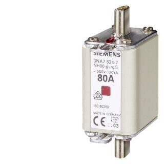 Siemens IS NH-Sicherungseinsatz G00 125A 500AC/250DC 3NA7832 1 St.