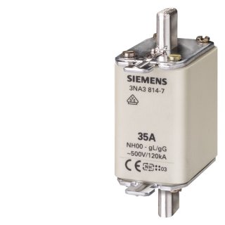 Siemens IS NH-Sicherungseinsatz Gr.00,50A, 500V 3NA3820-7 VPE 3 St.