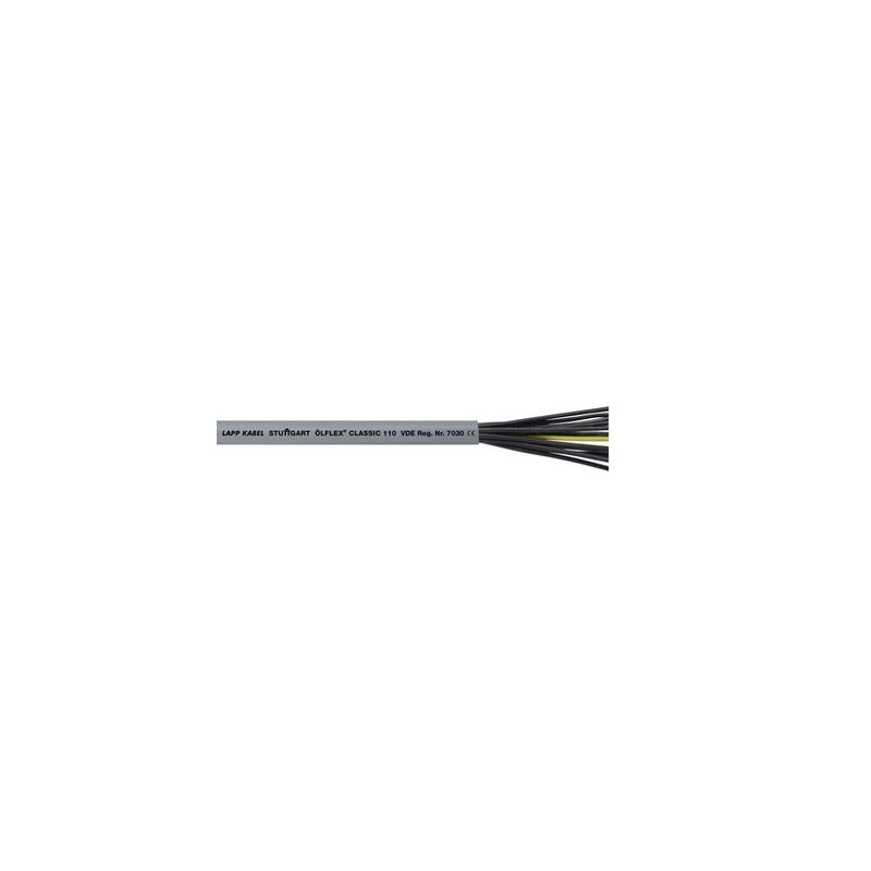 LAPP Ölflex Classic 110 Steuerkabel – 10 M, 4x1,5 Mm², Schwarz – UV-beständig, Flammwidrig, Für Außenbereich