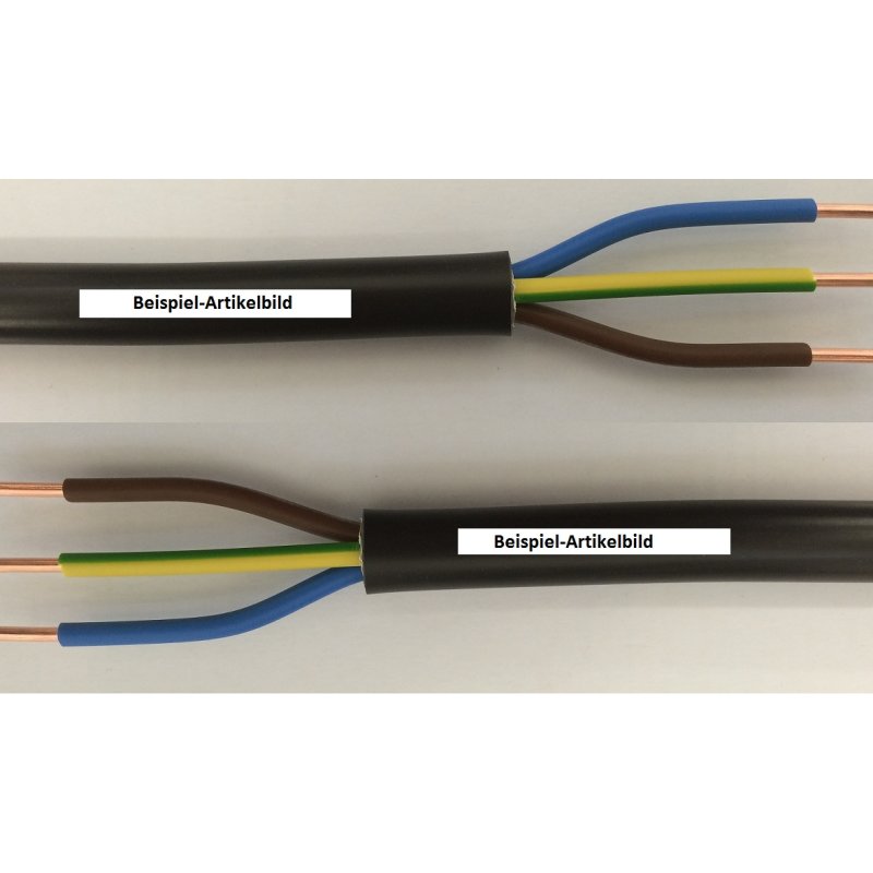 NYY-J 5x1,5 Erdkabel, Elektrokabel, Erdleitung, 5G1,5 Kabel, 5m
