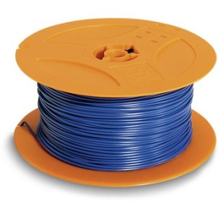 Lapp Litze 2-farbig LIY 0,25 mm²  250 Mtr. Spule blau/schwarz