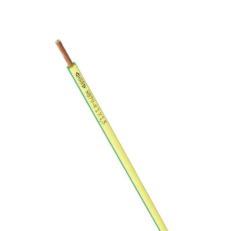 Aderleitung Litze PVC Kabel H07V-K 1,5 mm² flexibel oder H07V-U 1,5 mm2