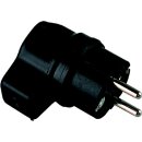 Bachmann Vollgummi-Winkelstecker schwarz bis 3x2,5...