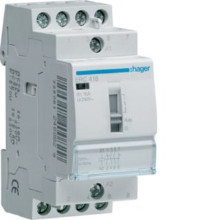 Hager Installationsrelais 16A 2S+2&Ouml; 230V ERC418