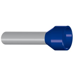 Aderendh&uuml;lsen isoliert Farbe: DIN 2,5 mm&sup2; N blau 500 St&uuml;ck