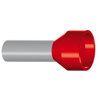 Aderendhülsen isoliert Farbe: DIN 35 mm² N rot 50 Stück