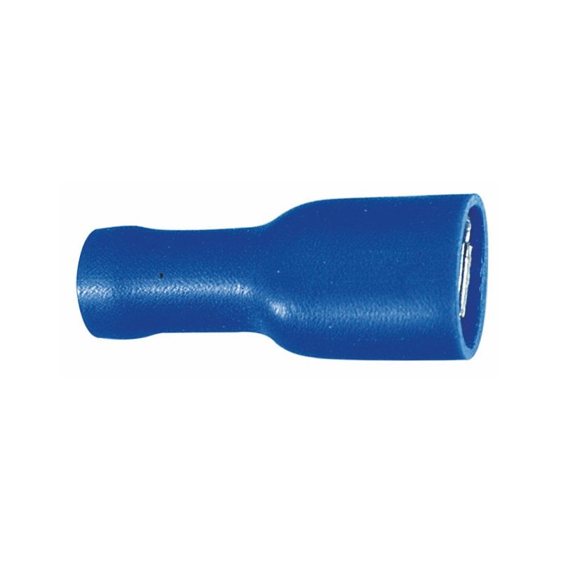 Flachsteckhülsen vollisoliert blau 6,3 x 0,8 mm 100 St., 7,54 €