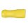 Flachsteckhülsen vollisoliert  gelb 6,3x0,8 mm 100 St.